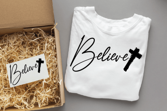 Believe SVG Designs for Crafts and Graphics
