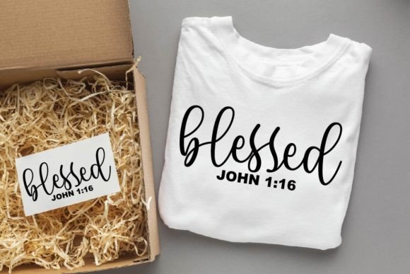 BLESSED Christian SVG Graphics for Crafts