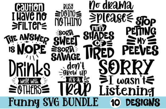 Fun SVG Bundle for Embroidery