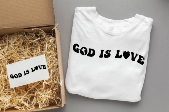 God is Love Christian Graphics for Local Branding
