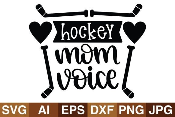 Hockey Mom Voice Designs