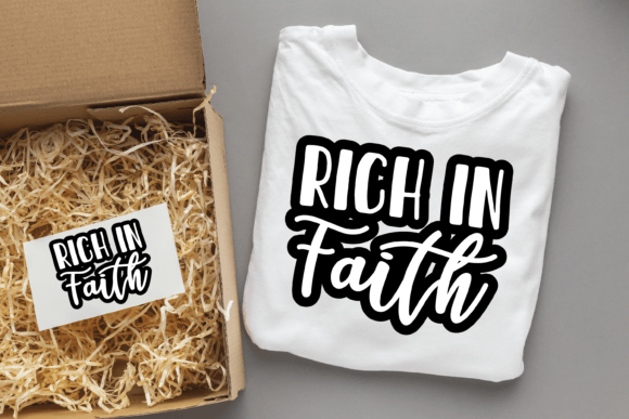 Rich in Faith Christian Graphics for Crafts