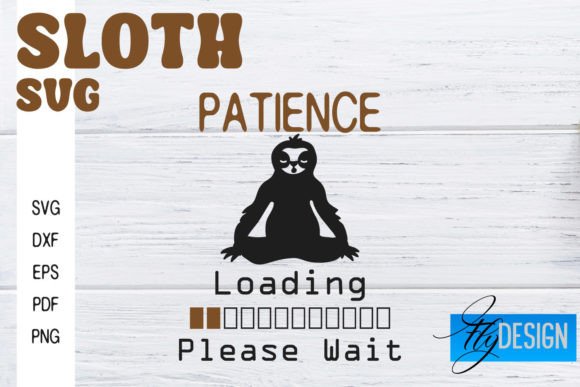 Sloth SVG for Crafts and Graphics