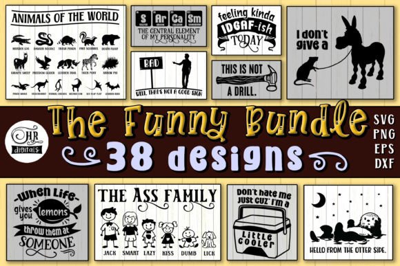 The Funny Bundle: A Graphic Design Asset for Humor-Driven Crafts