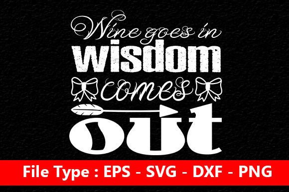 Wine to Wisdom Graphic for Bloggers and Designers